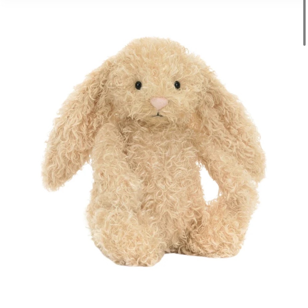 BNWT Jellycat Bashful Luxe Bunny Curly 12”